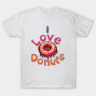 I love donuts for donut lovers T-Shirt